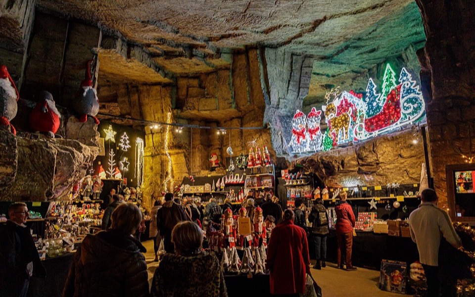 Valkenburg Christmas Town cave markets